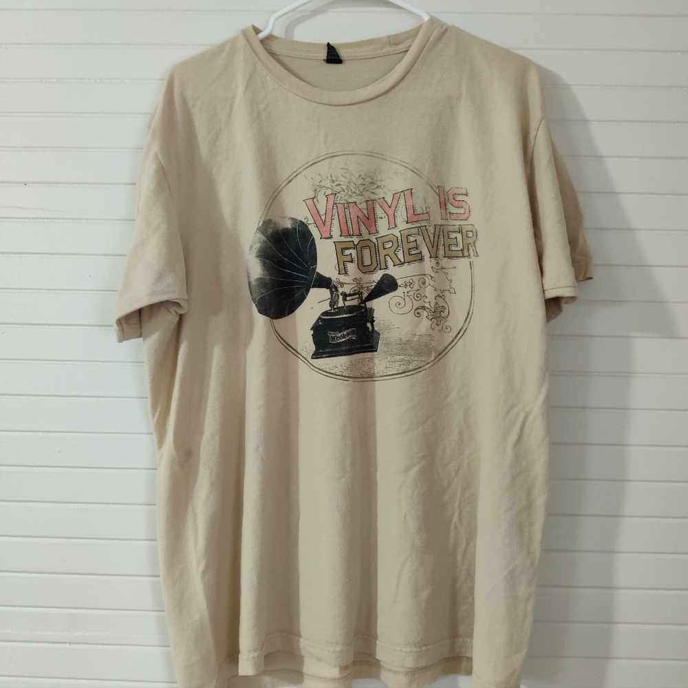 Vinyl is Forever T-Shirt Vintage Style - Picture 2 of 5
